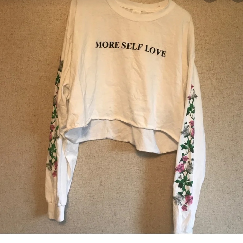 More self love crop top